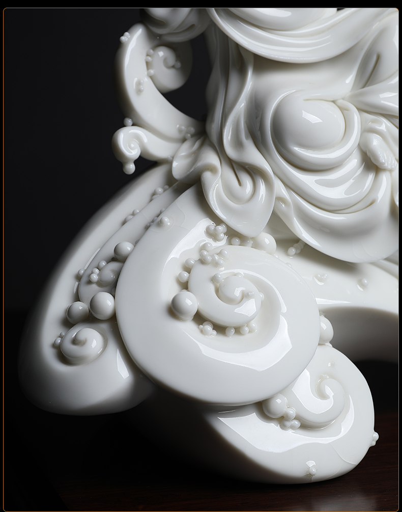 Yutang dai ceramic art master Su Xianzhong handicraft furnishing articles limited edition of shui quan Yin/D30-36