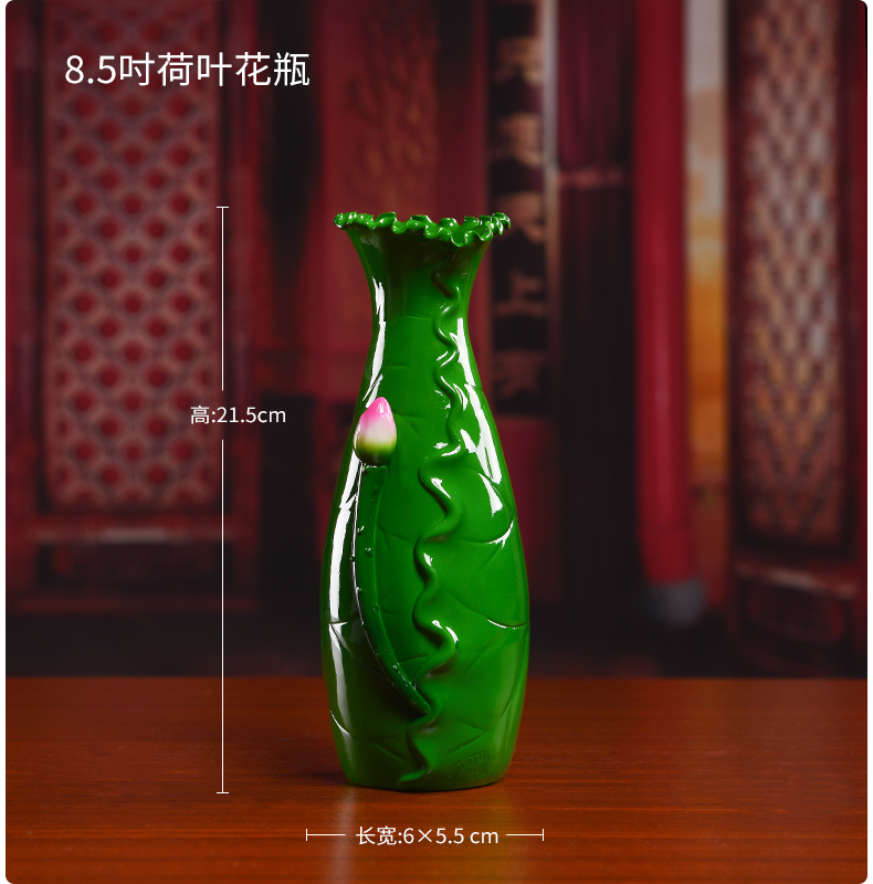 Yutang dai ceramic vase for Buddha Buddha Buddha with supplies for the vase to household lotus leaf before a Chinese wind