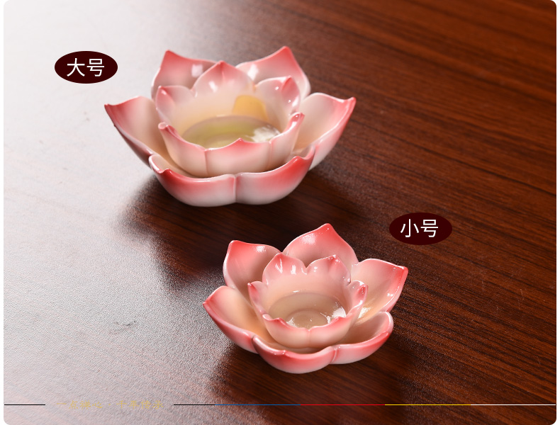 Yutang dai ceramics for Buddha worship Buddha with supplies ('m lamps household SuYouDeng lotus based holder furnishing articles