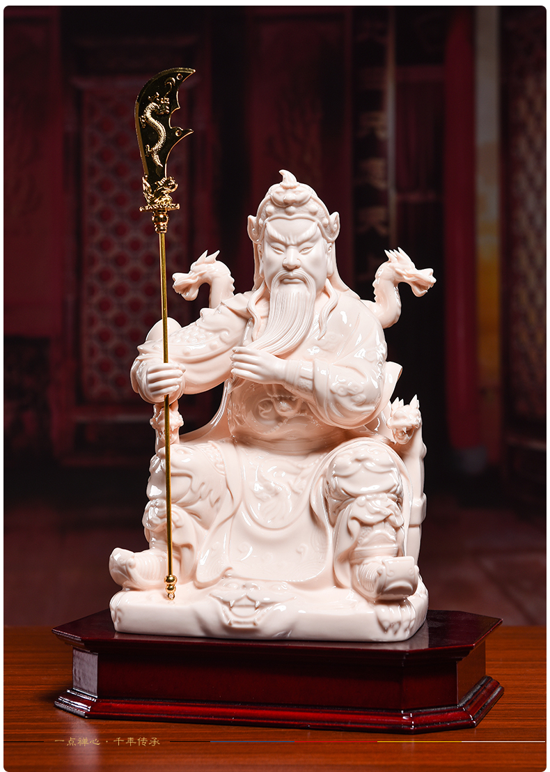 Yutang dai ceramic household wu god of wealth Buddha coloured drawing or pattern Sir Zhong the opened the gift/duke guan to furnishing articles at home