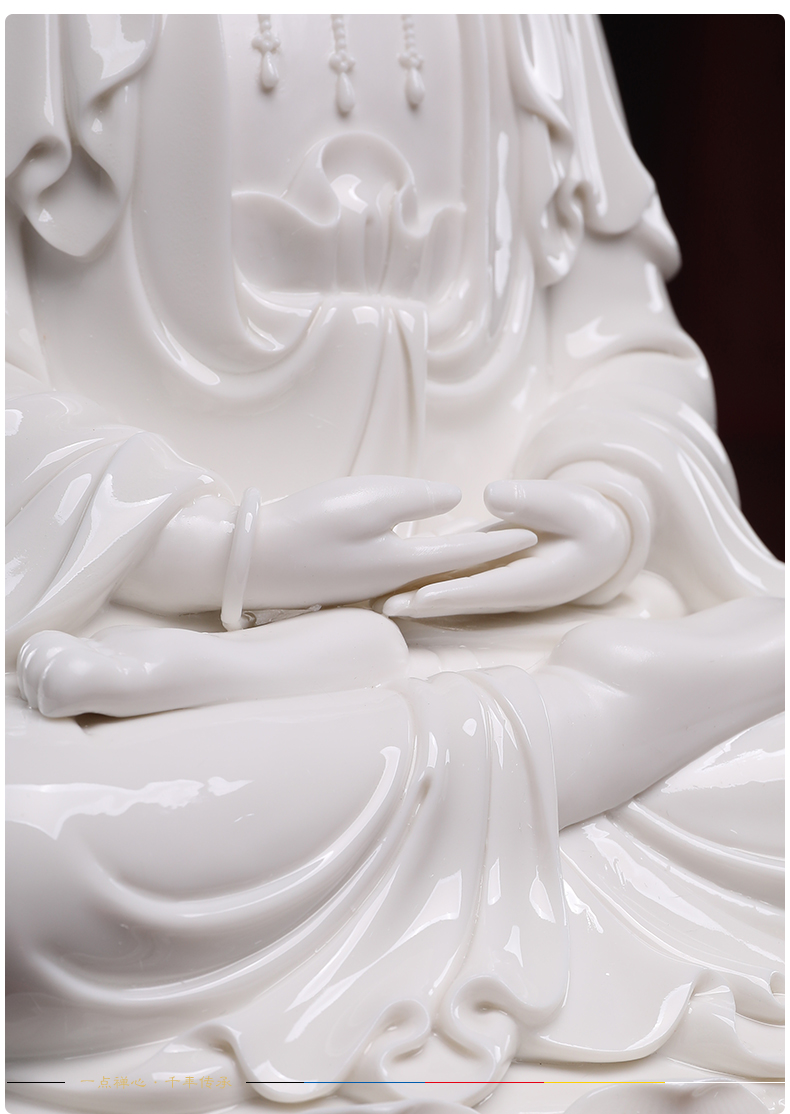 Yutang dai ceramic net bottles of guanyin Buddha enshrined home furnishing articles dehua white porcelain avalokitesvara like like treasure