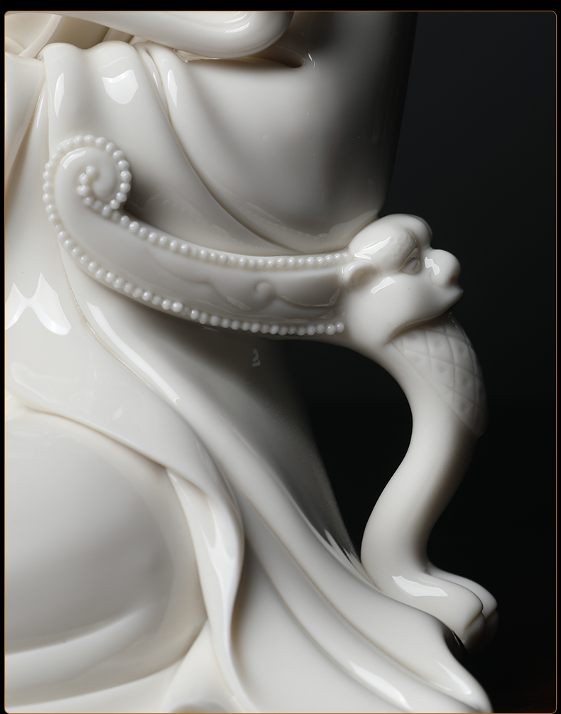 Yutang dai dehua white porcelain avalokitesvara figure of Buddha to craft a collection that occupy the home furnishing articles/ruyi guan Yin