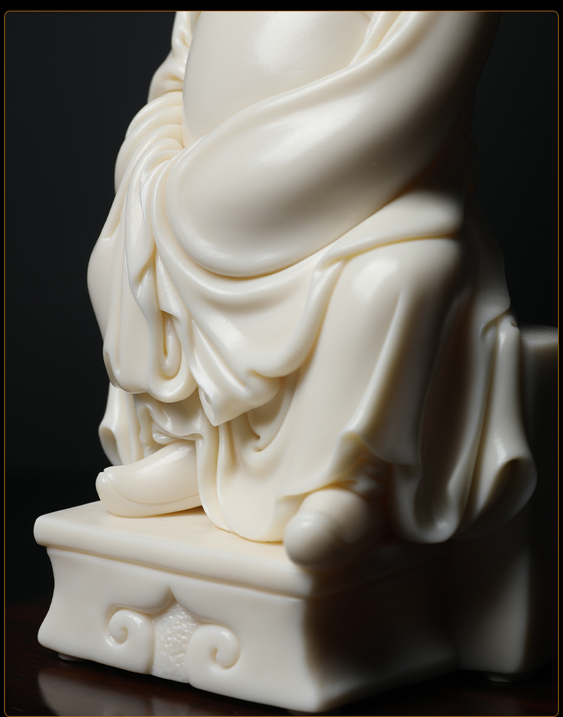 Yutang dai dehua white porcelain master Lin Jiansheng art collection wu mammon pr Sir Zhong D03-190