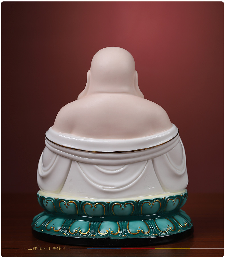 Yutang dai ceramic paint color smiling Buddha home home furnishing articles smiling Buddha sit full lotus and heavily coloured drawing or pattern