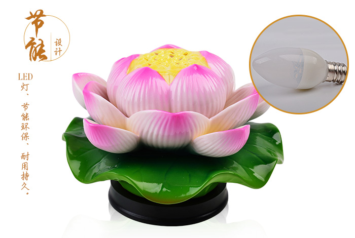 Yutang dai ceramic supplies decorative light temple Buddha before Buddha to home for the Buddha lotus lotus GongDeng furnishing articles