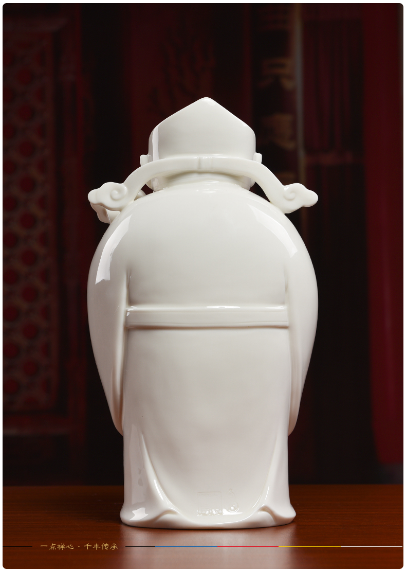 Yutang dai ceramic household wealth to wen shops opening gifts small sitting room color of Buddha furnishing articles