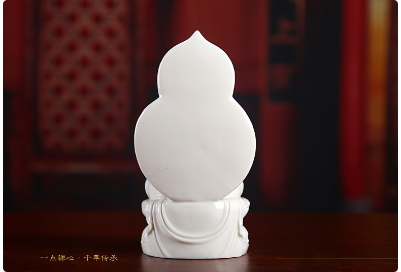 Yutang dai dehua porcelain ceramic figure of Buddha home furnishing articles/7 inch screen D21-07 e earth treasure bodhisattva