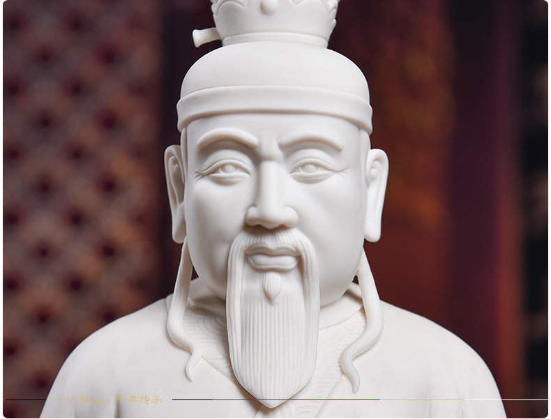 Yutang dai dehua ceramic household worship Buddha wanted god of wealth than do the god of wealth/D18-52