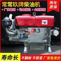 Changzhou single-cylinder diesel engine 15 18 20 horsepower water-cooled small electric start Marine agricultural tractor engine