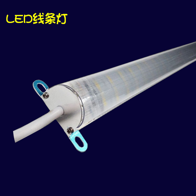 Led aluminum line lamp profile lamp glow light pipe engineering building body bridge seven color monochromatic hard light bar Horse Race Lights 24V