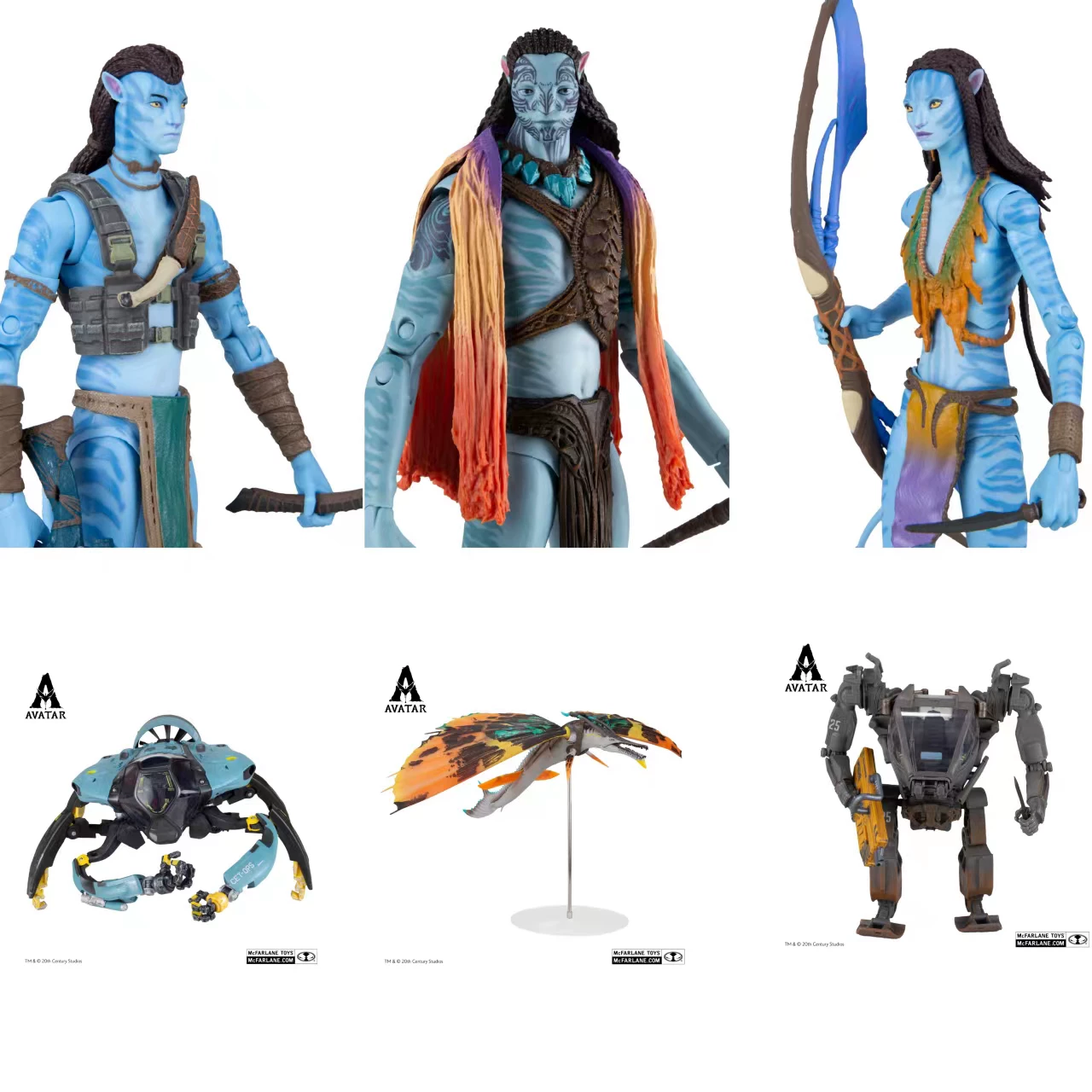 Кларштан Аватар 2 Водяной Даоист Джек Ничини Подлинная модель игрушки McFarlane