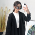 M series 2019 mùa xuân và mùa thu nữ trùm đầu không khóa màu đơn giản áo khoác dài đơn giản áo gió nữ E5069 - Trench Coat xu hướng áo khoác nữ 2021 Trench Coat