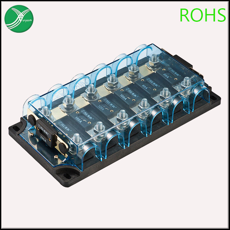 BANL-C6 fuse seat gigate 1 in 6 out of large current insurance box Insurance base fuse holder