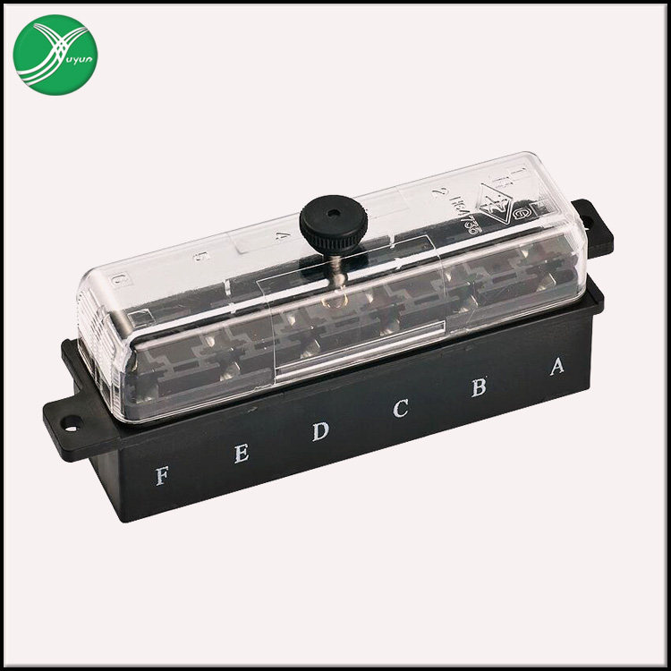 Six-speed sheet fuse holder Jimen 6-way car fuse box medium insert base
