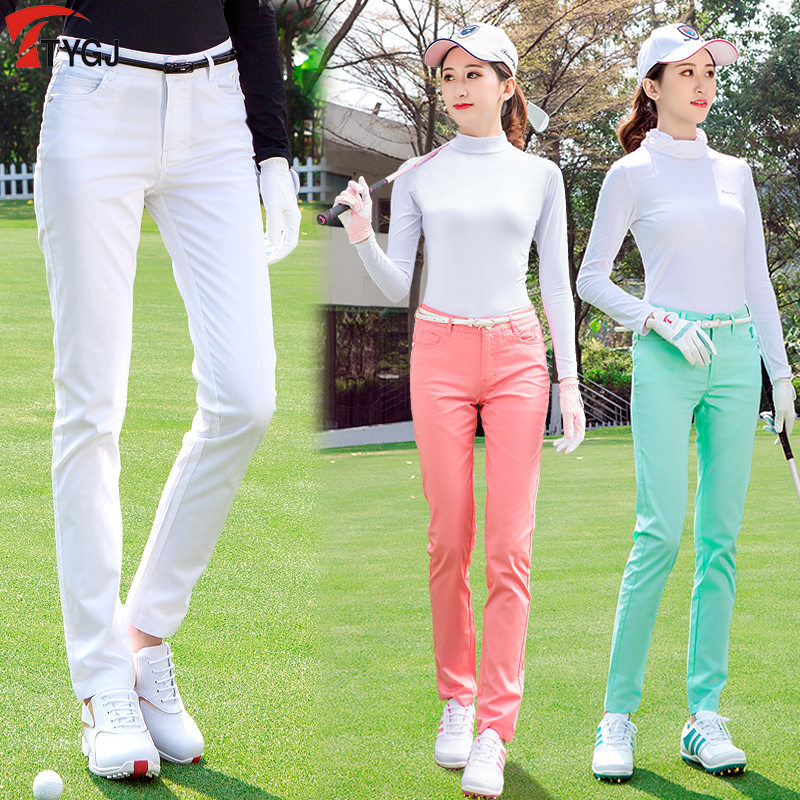 Free Belt, Spring and Summer Golf Pants for Women, Slim-Fit Trousers, Sports Pants, Golf Clothing, Golf Pants, Available in Multiple Colors Free Belt, Spring and Summer Golf Pants for Women, Slim-Fit Trousers, Sports Pants, Golf Clothing, Golf Pants, Available in Multiple Colors