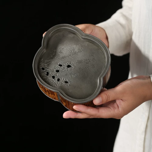 Древний Ли Мейфей старый жестяной горшок, сушеный чай, маленький держатель для краски, чай бегония, чайный набор, сухой чай, набор чая