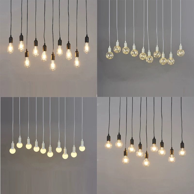 Wedding Props Edison Chandelier Landscape Light Wedding Suspended Ceiling Decoration Window Layout Tungsten Light String Hanging Light String