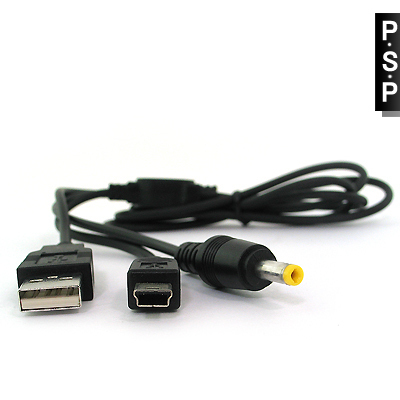 psp3000 2000 1000 PSPe1000 USB Data Cable Charger Data Cable 2 in 1