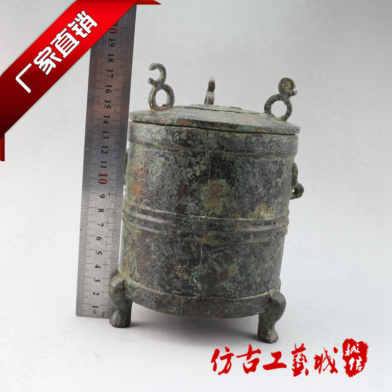 Ancient Play Antique Bronze Ware Pendulum Pieces Bronze Gift Ware Eaters Antique Make Old Raw Pit Out of Tuo Bronze Bronze Ware Manufacturer Direct