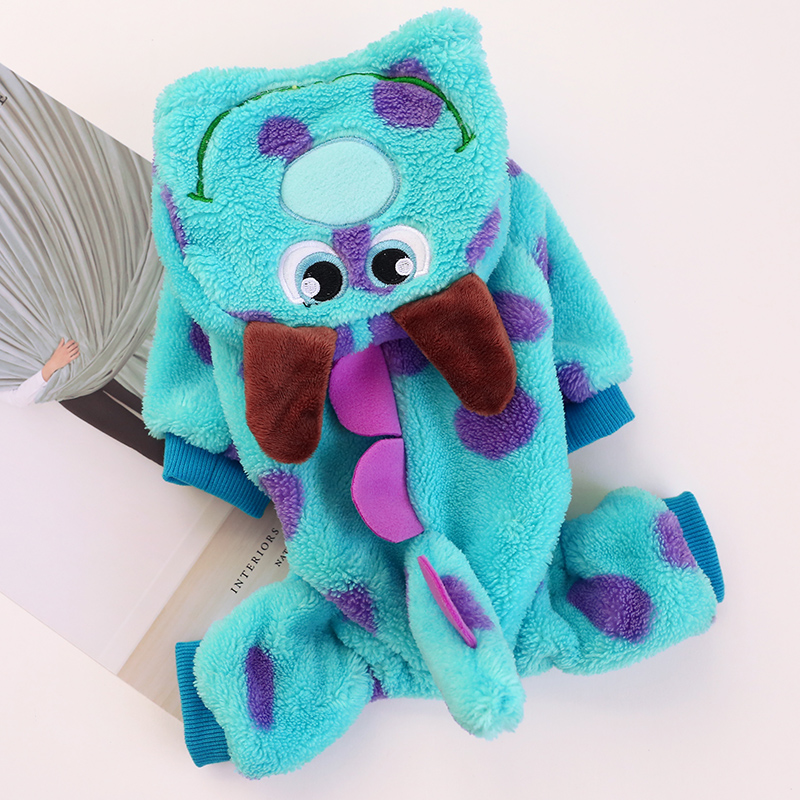 Chó mùa thu và mùa đông dày bốn feet quần áo lông cừu san hô thú cưng - Quần áo & phụ kiện thú cưng áo cho thú cưng