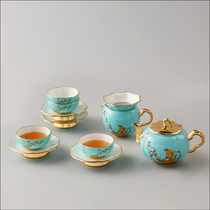 Sinocera Yongfengyuan Tea Set G20 Lady porcelain 12 heads Chinese style tea set Tea leak Teapot set gift box