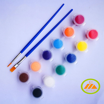 Acrylic pigment 12 color 3ml set handmade DIY painting art graffiti plaster filling color watercolor pen palette