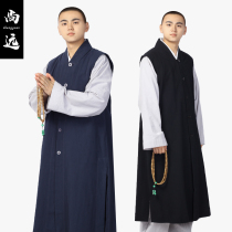 Shangyuan Shangyuan cotton monks clothing Long Galan coat long vest Monks clothing Galan coat monks clothing Long coat Monks Buddhist clothing