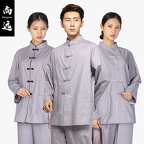Shangyuan Unisex lay suit Meditation suit Tencel cotton Buddhist Lay Suit Puja event Tang suit Han Suit