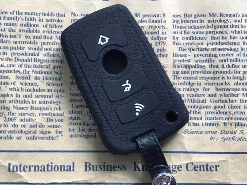 Suitable for 3 Series, 5 Series, 6 Series, 7 Series, X3, X5, X6, Z4 Silicone Key Case, Car Key Cover, Remote Control Protective Case