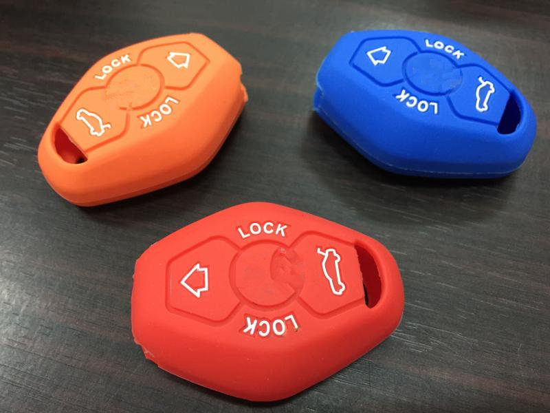 Suitable for 3 Series, 5 Series, 6 Series, 7 Series, X3, X5, X6, Z4 Silicone Key Case, Car Key Cover, Remote Control Protective Case