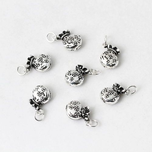 Подвеска, аксессуар, аксессуары ручной работы, ручка, браслет, четки из круглых бусин, ожерелье, серебро 925 пробы, «сделай сам»