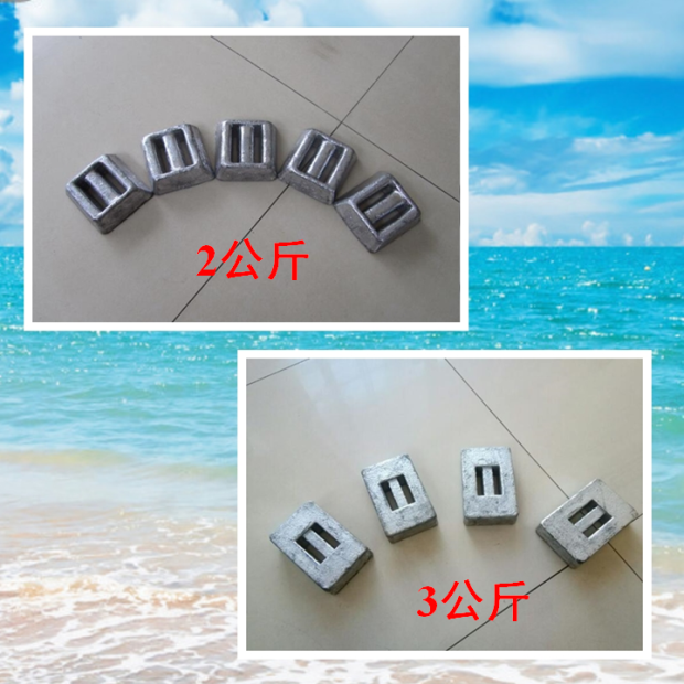 2kg 2kg 2kg Diving counterweight 4kg lead block Scuba diving counterweight Lead block diving belt