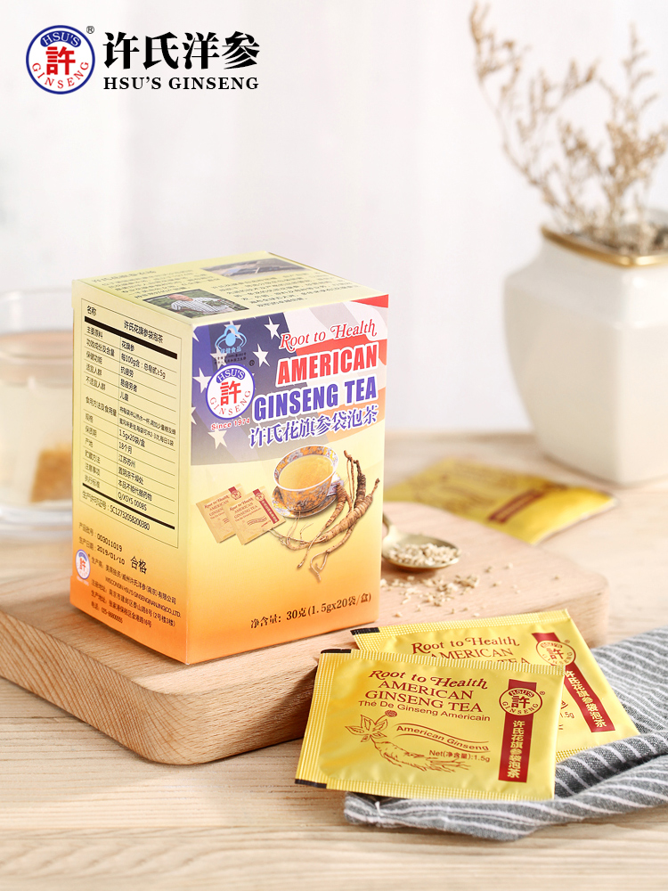 Xu's selected boxed Citi Ginseng American ginseng tea S1437 (1 5 gr * 20 bag)