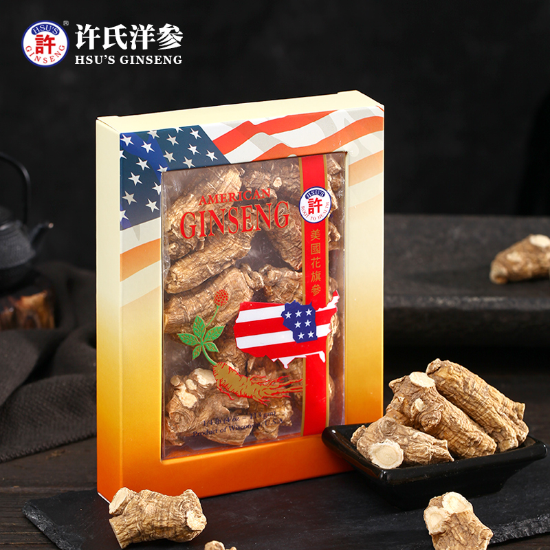 Xu's U.S. Imports Citi Ginseng Segment Sliced Citi Ginseng Round Short S110 (1 4LB) boxed