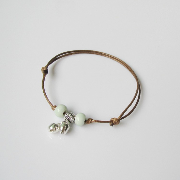 Sinh viên Sen Sở Làm đẹp Vòng chân Thời trang Nhật Bản và Hàn Quốc Handmade Đồ trang sức bằng gốm gốc Đặc biệt Bán buôn - Vòng chân cửa hàng phụ kiện