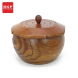 Сасаки перечислен с твердым древесным хранением коробки с закусочной фрукты с крышкой деревянной кастрюль