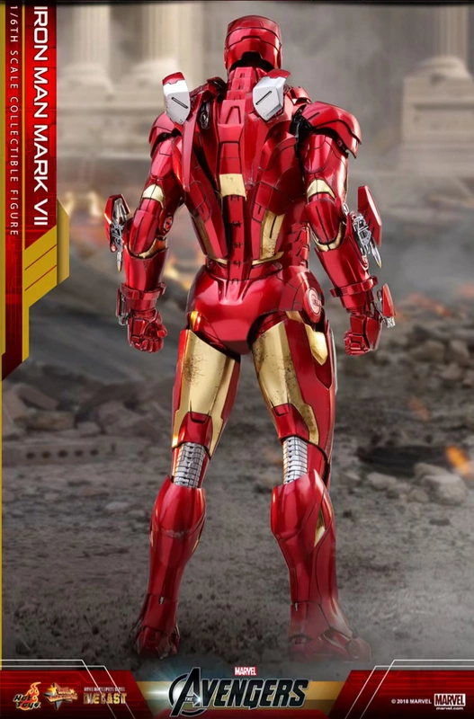 Theo lịch trình Hotodys1 / 6 Avengers 1 Alloy Die Casting HT Iron Man Mark7 Doll Model Hand - Capsule Đồ chơi / Búp bê / BJD / Đồ chơi binh sĩ