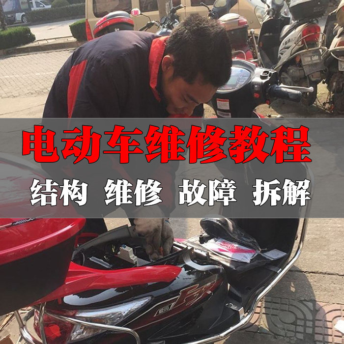 Electric Vehicle Vici Video Tutorial Fault Checking Maintenance Repair Storage Battery Repair Technology Teaching Book Complete-Taobao