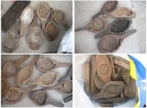 Batch sales of various patterns Jiaodong Republic of China old food moon cake mold restaurant farmhouse window decoration nostalgia