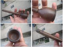 Bao Lao boutique Republic of China Wenhang old objects Huanghuali old brush big head brush old mahogany literati high-end supplies