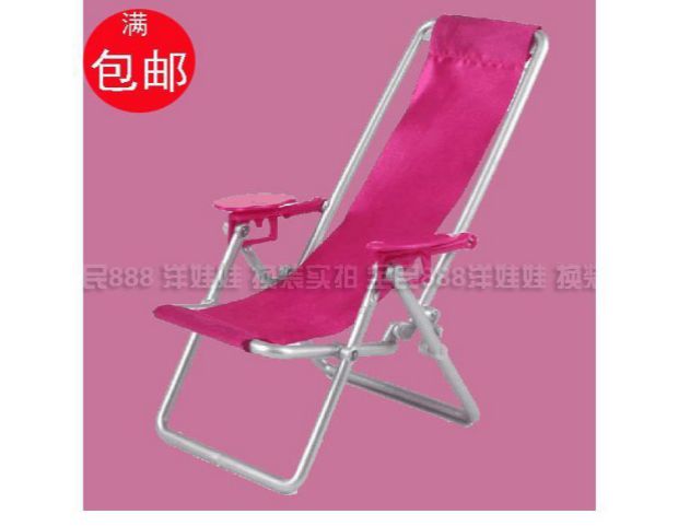 Ghế bãi biển mini Barbie Barbie Barbie 30 cm búp bê cô gái đồ chơi nhà phụ kiện nội thất đồ chơi trang điểm cho bé