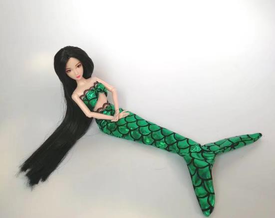 Váy sáng bóng barbie barbie thời trang ăn mặc quần áo búp bê cô gái đồ chơi nhà quà tặng nàng tiên cá