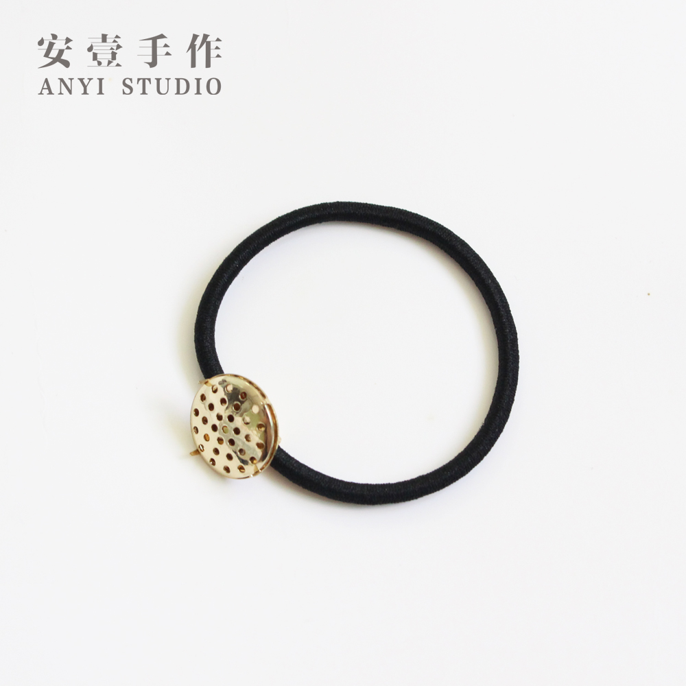 DIY Jewelry Accessories Net Plate Shower Head Hole Disc Hair Ring Hair Ring Handmade Accessories Hair Accessories Flower Beads