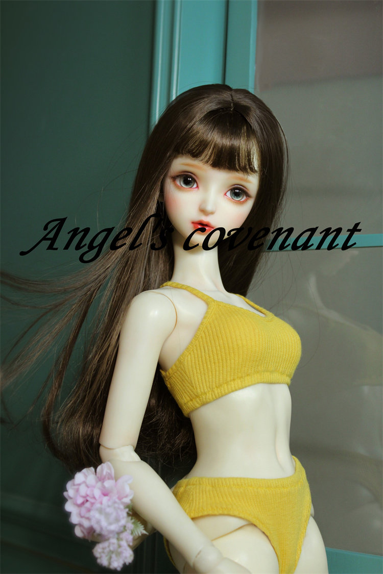 bjd衣服3分4分6分blythe娃衣 罗纹内衣内裤套装