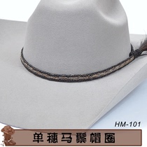 Western Cowboy Hat Cap Ring Mane Western Equestrian Hat Ring Denim Cap Collar