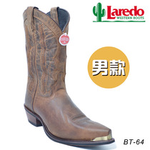 American Laredo Western Cowboy Boots male American - style middle boots riding horse boots