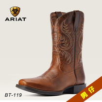 American import Ariat embroidery Western Cowboy Boots Mens Riding Rubber Bottom Horse Boots