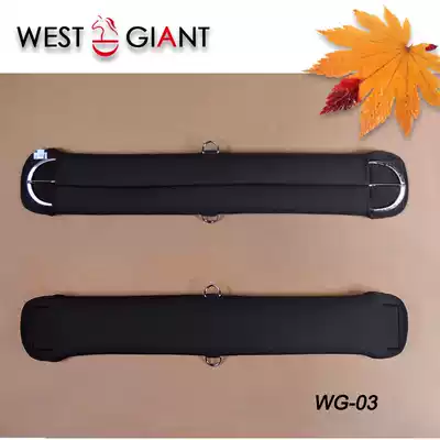 Thickened diving cotton Western equestrian front belly strap West saddle belly soft and comfortable sweating Western giant harness