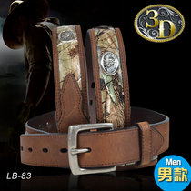 American imported 3D horse riding equestrian western belt mens cowboy belt Western Giant equestrian supplies