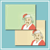 Foreign trade day single Celebrity series Scientist note card 20 Christmas Einstein note message card